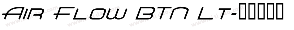 Air Flow BTN Lt字体转换